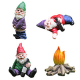 1pc Fairy Garden Drunk Gnomes