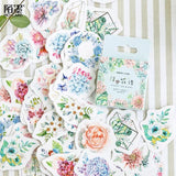 46 Pack Floral Sticker Set