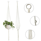 Knotted Rope Hanging Basket