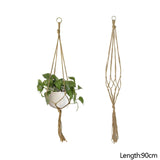 Knotted Rope Hanging Basket