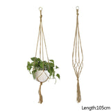 Knotted Rope Hanging Basket