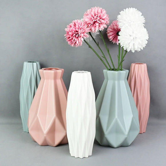 Plastic Modern Flower Vase