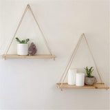 Rope Hanging Shelves