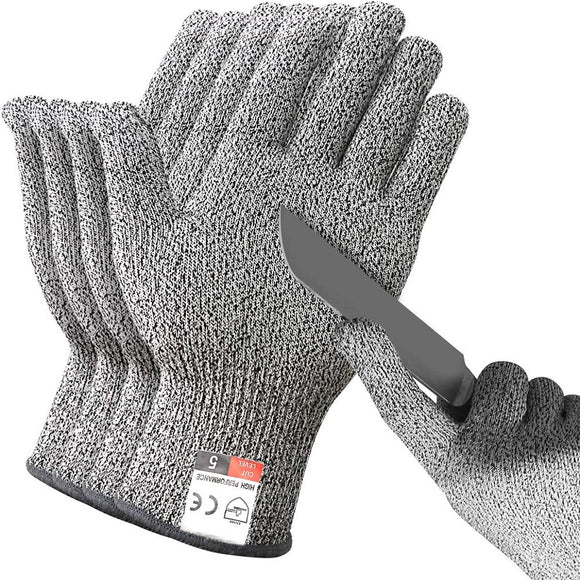 5 Pack of Cut-Resistant Gloves