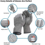 5 Pack of Cut-Resistant Gloves