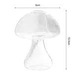 Glass Mushroom Vases